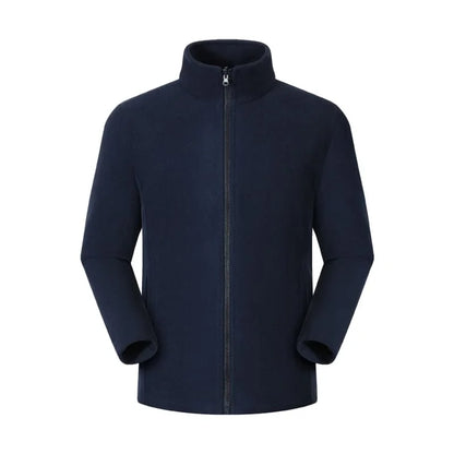 Custom Men Women's Fleece Thermal Hiking Jacket Outdoor Sports Climbing Trekking Camping Windbreaker Warm Coat For Men ﻿