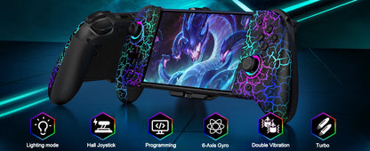 BEBONCOOL JC200 Switch Controller For Nintendo Switch/Switch OLED Joystick Gamepad Built-in 6-Axis Gyro Design Handheld Grip
