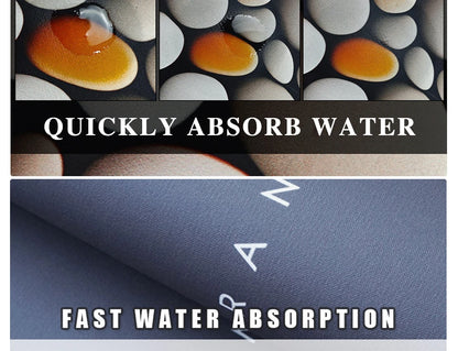 Bathroom Carpet Home Decoration Bath Absorbent Marbling Floor Mat Toilet Rug Doormat Non-slip Foot Mats Alfombra De Baño 양탄자