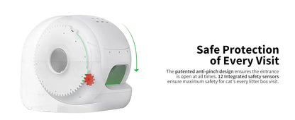 PETKIT PUROBOT MAX PRO självrengörande kattlåda med kamera och appstyrning