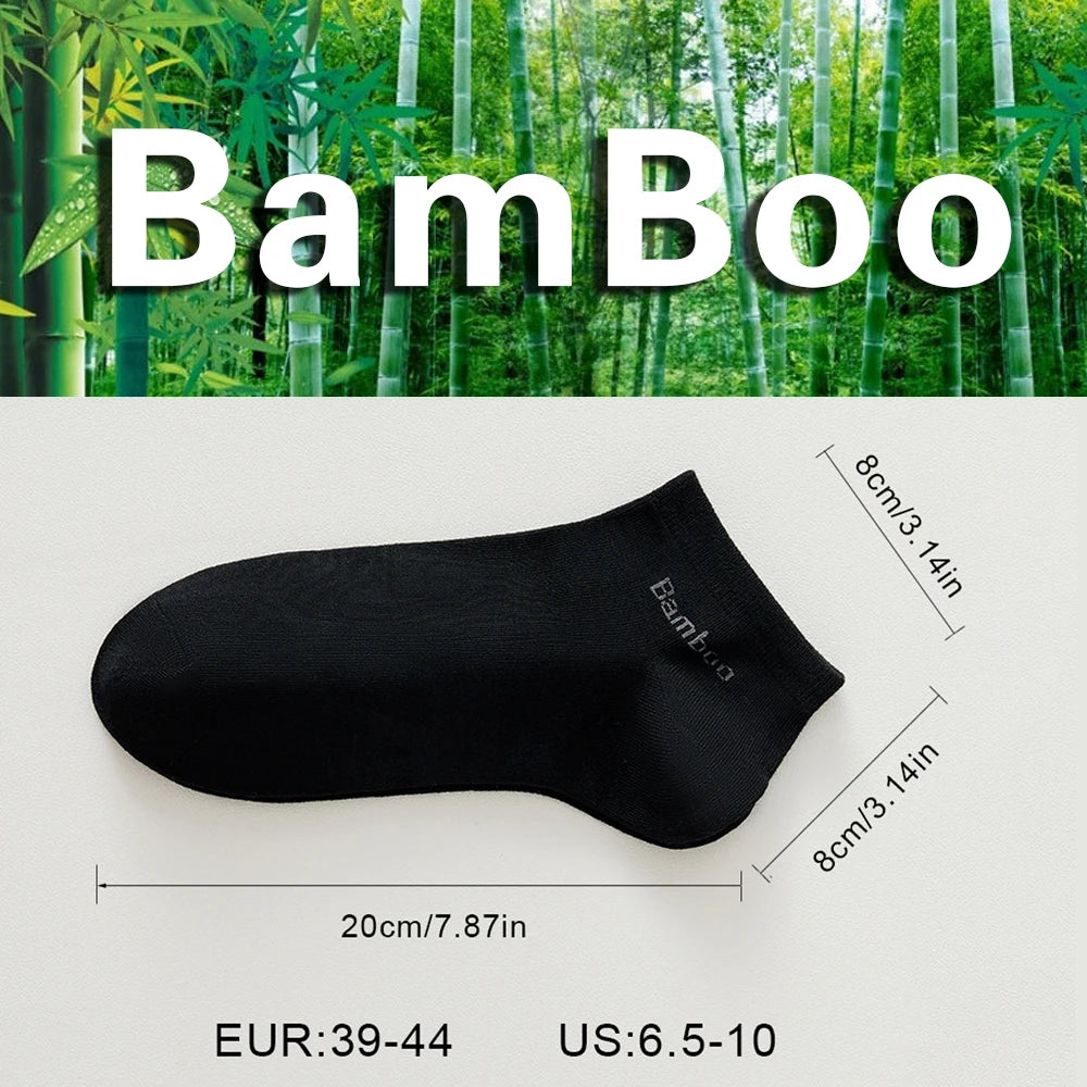 Herr Ankelstrumpor i Bambufiber 5-pack – Andningsbara, Deodoriserande, Business & Vardag
