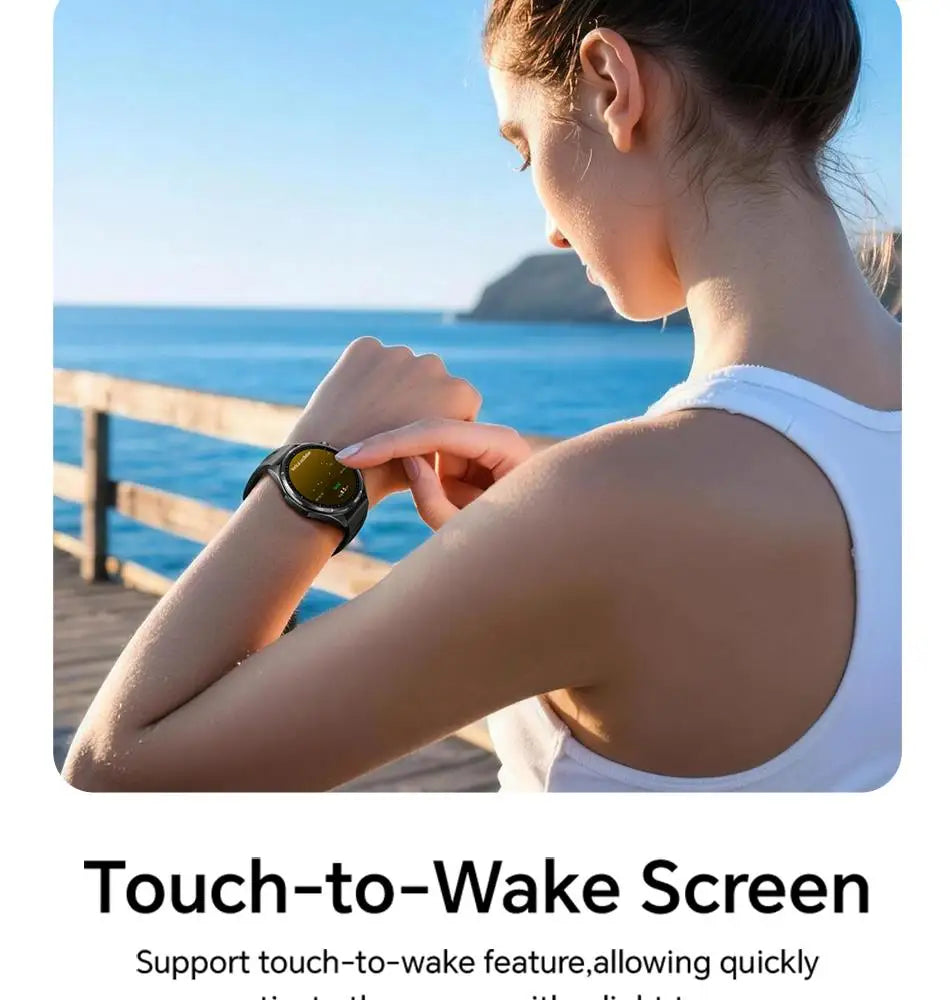 Honor Watch 6 New Smartwatch 1.46' AMOLED Battery Lasts up to 35 Days More than 120 Fitness and Health Modes 5ATM Waterproof, IP69 Protection, Bluetooth 5.4