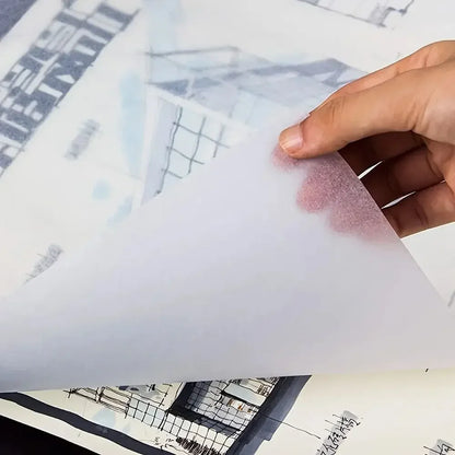 100Pcs A4 Tracing Paper Durable White Translucent Sketching Paper Drawing Copy Paper for Calligraphy Writing Drawing Art Supply
