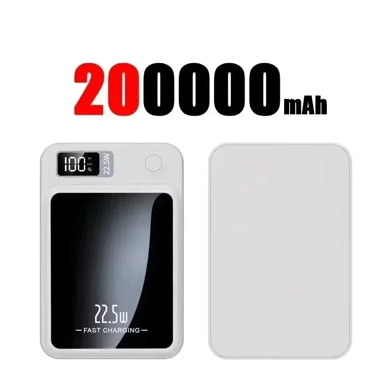 Lenovo Magnetic Power Bank 50000mAh Wireless Charger Super Fast Charging for Magsafe External Battery For iPhone 17/16/15/14/13