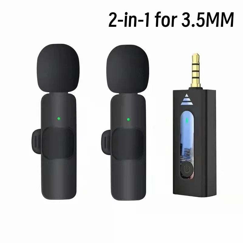 Trådlös myggmikrofon för streaming – välj 3,5 mm eller USB-C