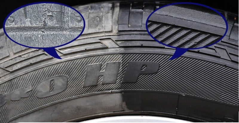Tire Shine Spray, Black Gloss Tyre Coating, Rubber & Plastic Restorer, Anti-Aging, Long Lasting Shine