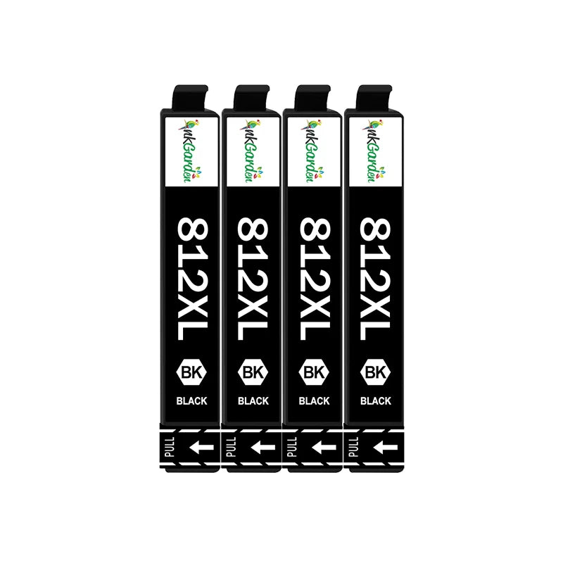 T812XL Bläckpatron Kompatibel för Epson 812XL 812 XL WorkForce Pro Skrivare
