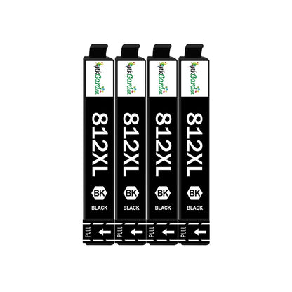 T812XL Bläckpatron Kompatibel för Epson 812XL 812 XL WorkForce Pro Skrivare