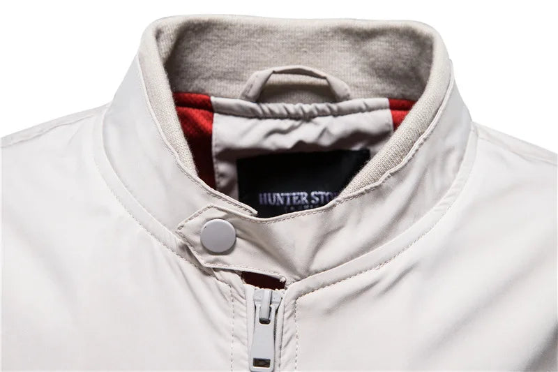 New Spring/Autumn European-American Casual Jackets for Men, Fashionable Trendy Tops, Thin Coats, Plus Sizes Up to 5XL.
