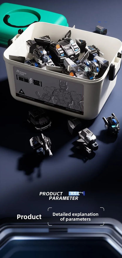 Magnetisk Transformerrobot – Polisbil Förvandlas till Giant Mecha-Robot Lysande Detaljer Pojkar 14+ År Hot Toys 2026