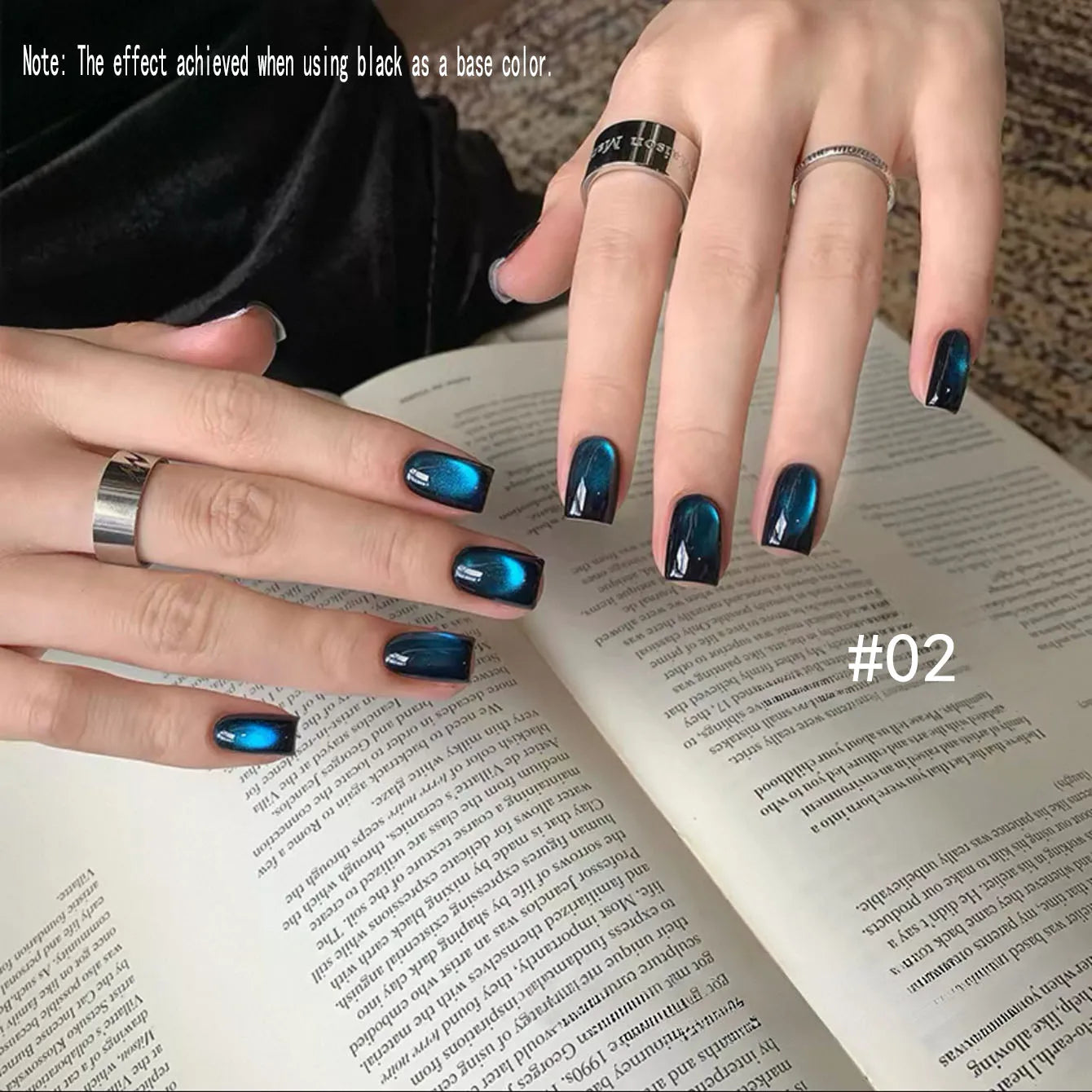 MIANEL Orion Nebula Cat Eye Gel Nail Polish Sparkling Crystal Shimmer Blue Purple Gold 2026 Spring/Summer Unique Special