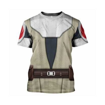 Fashion Men's T-Shirts Darth Vader Cosplay Summer 3D Printed Short Sleeve Street Casual Comfortable Quick-Drying Men's Clothing