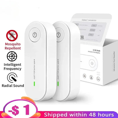 New Zai Xiao Ultrasonic Insect Repellent Electronic Mosquito Repellent Mice Spider Cockroach Portable Insecticide Pest Control
