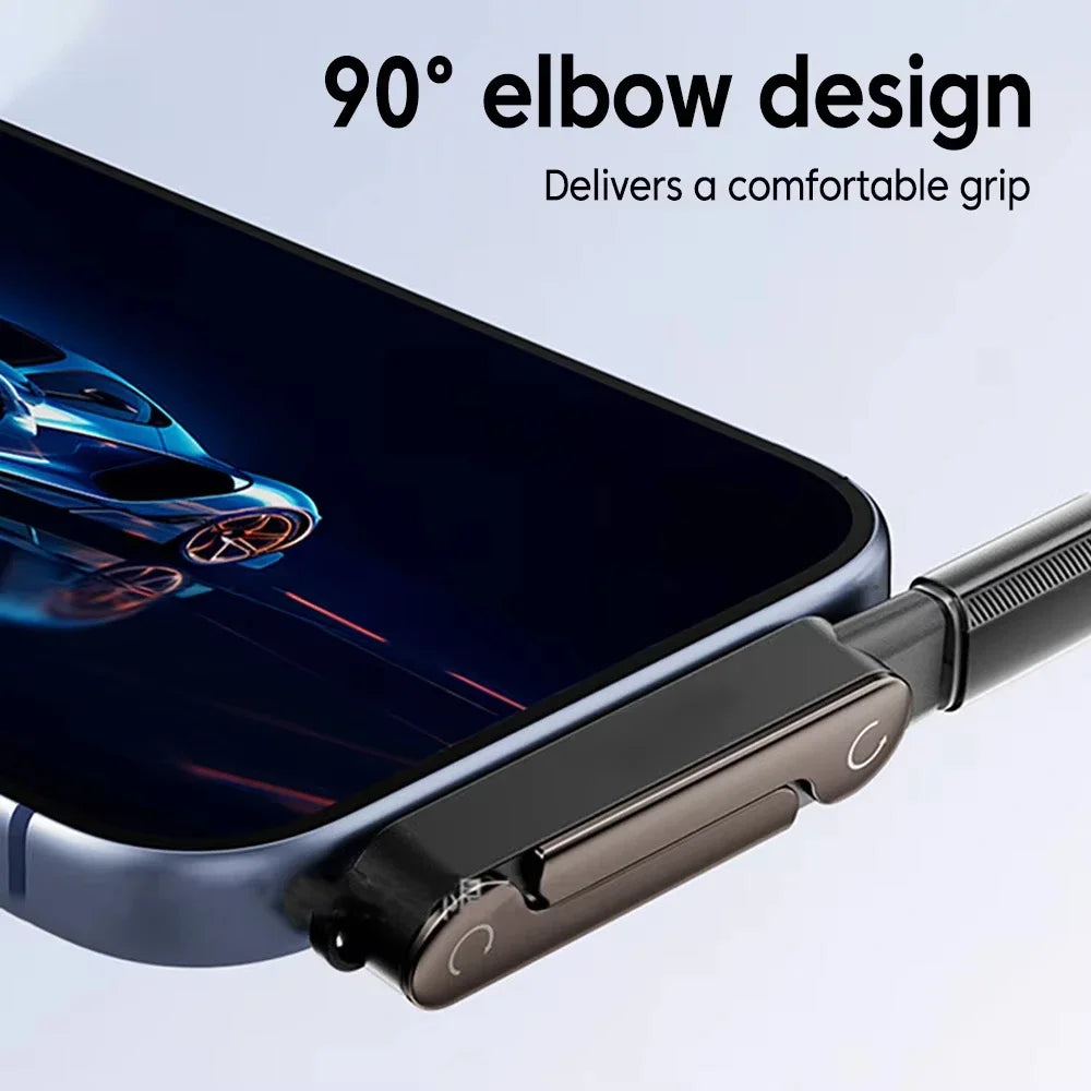 240W USB C Lightning Built in Stand Adapter Multi Function Foldable Converter for Phone