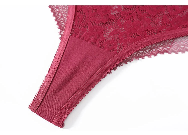 CINOON 33MN80 stringtrosor dam 2-pack – spets och låg midja, S–XL
