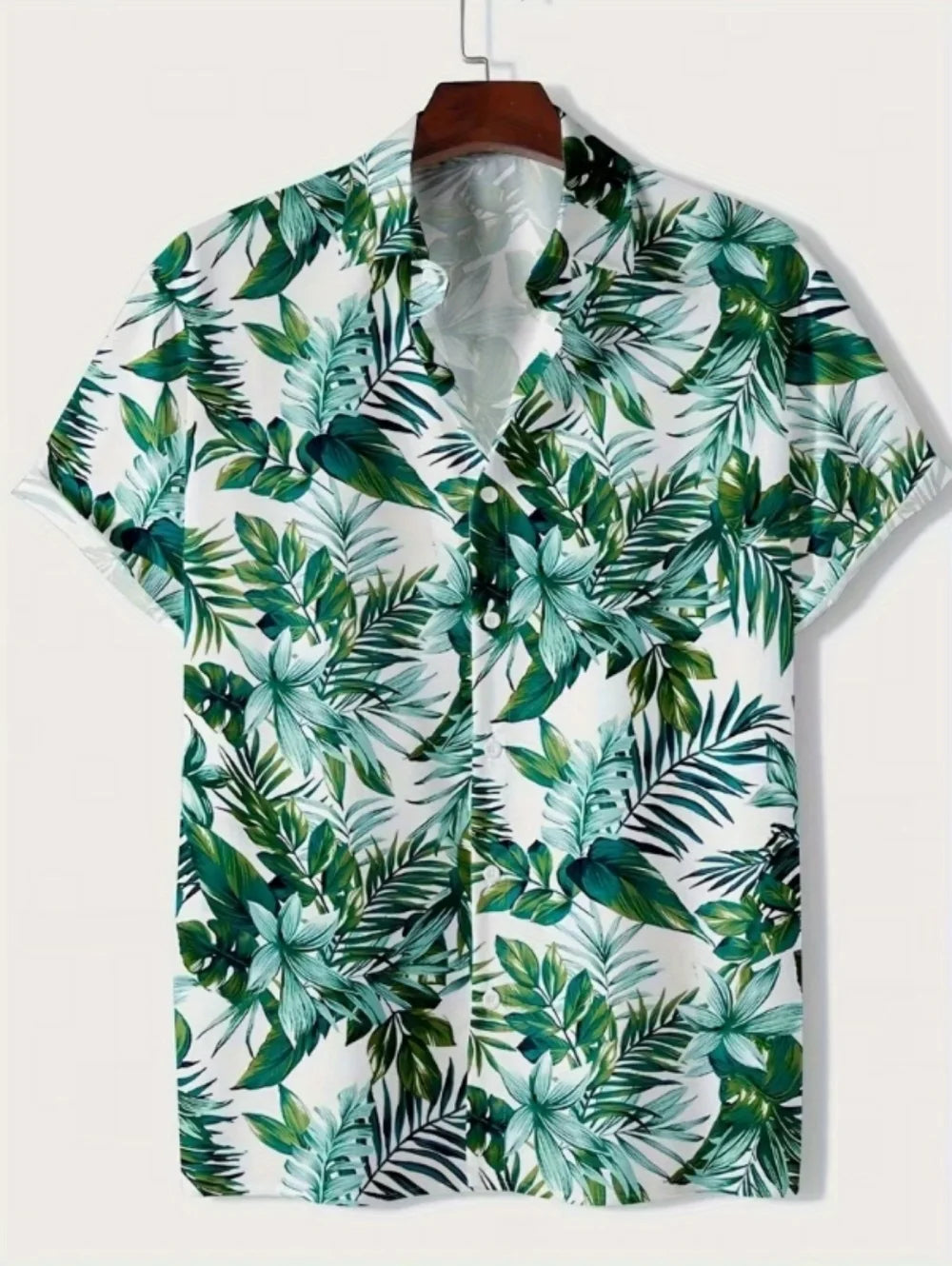 New Men's 3D Printed Hawaiian Shirt Loose Short-Sleeved Family Wear Parents and Children Shirts Beach Vacation Kids's Clothing