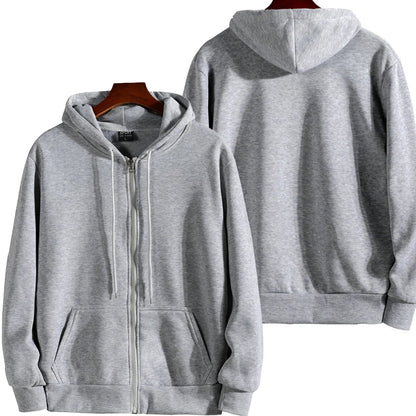Fashion Zipper Hoodies Women/Men Fashion Long Sleeve Hooded Sweatshirt Casual Autumn Winter Sportwear Solid Clothes