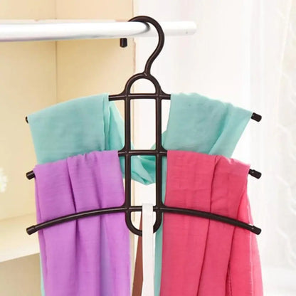 New Multifunctional Hanger Hook Fishbone Clothes Hanger Clothes Rack Wardrobe Organizer Space 3 Layer Saver