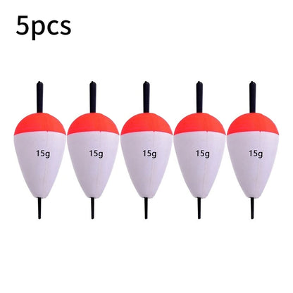 5pcs Foam Fishing Floats EVA Fish Floats Bait Fishing Buoys 2g/3g/5g/10g/15g/ 20g/35g/40g/60g Buoy Flotador Fishing Accessories