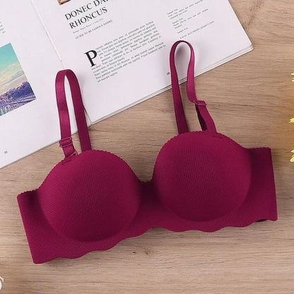 Sexy Comfort Seamless Bra Candy Color Adjustable Push Up Bras Anti-sagging Lifting Wireless Bra Women