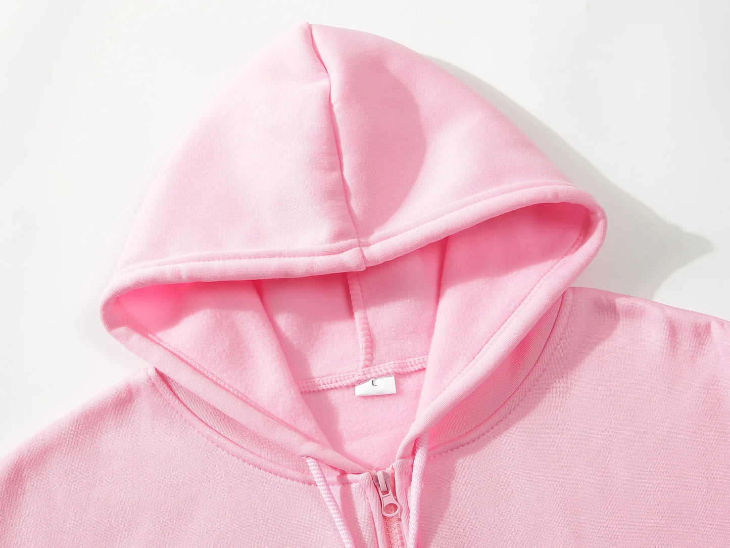 2025New Trendy Sweatshirt Coat Front Pockets Warm Zipper Lamb Wool Jacket Men and Woman Autumn Winter Pure Color Cardigan Hoodie