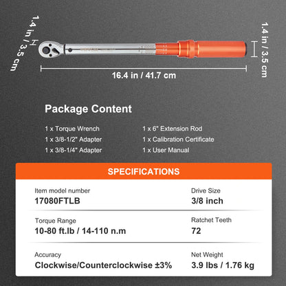 SucceBuy mekanisk momentnyckel set