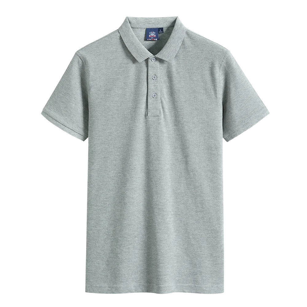 Polo-shirt med Eget Tryck eller Logotyp – 100% Bomull, Unisex S–6XL (Asian)