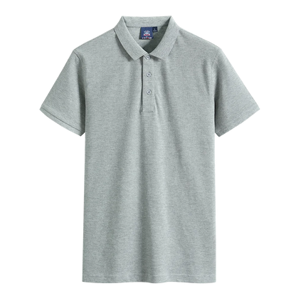 Polo-shirt med Eget Tryck eller Logotyp – 100% Bomull, Unisex S–6XL (Asian)