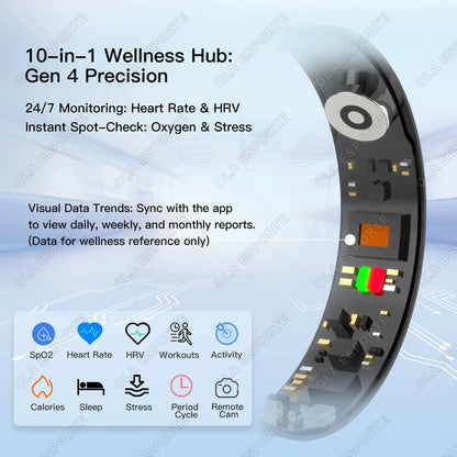 R09 Smart Ring Men Women Heart Rate Blood Oxygen Monitor Sleep Tracker Smartring Multi SportMode 5ATM Waterproof for Andorid IOS