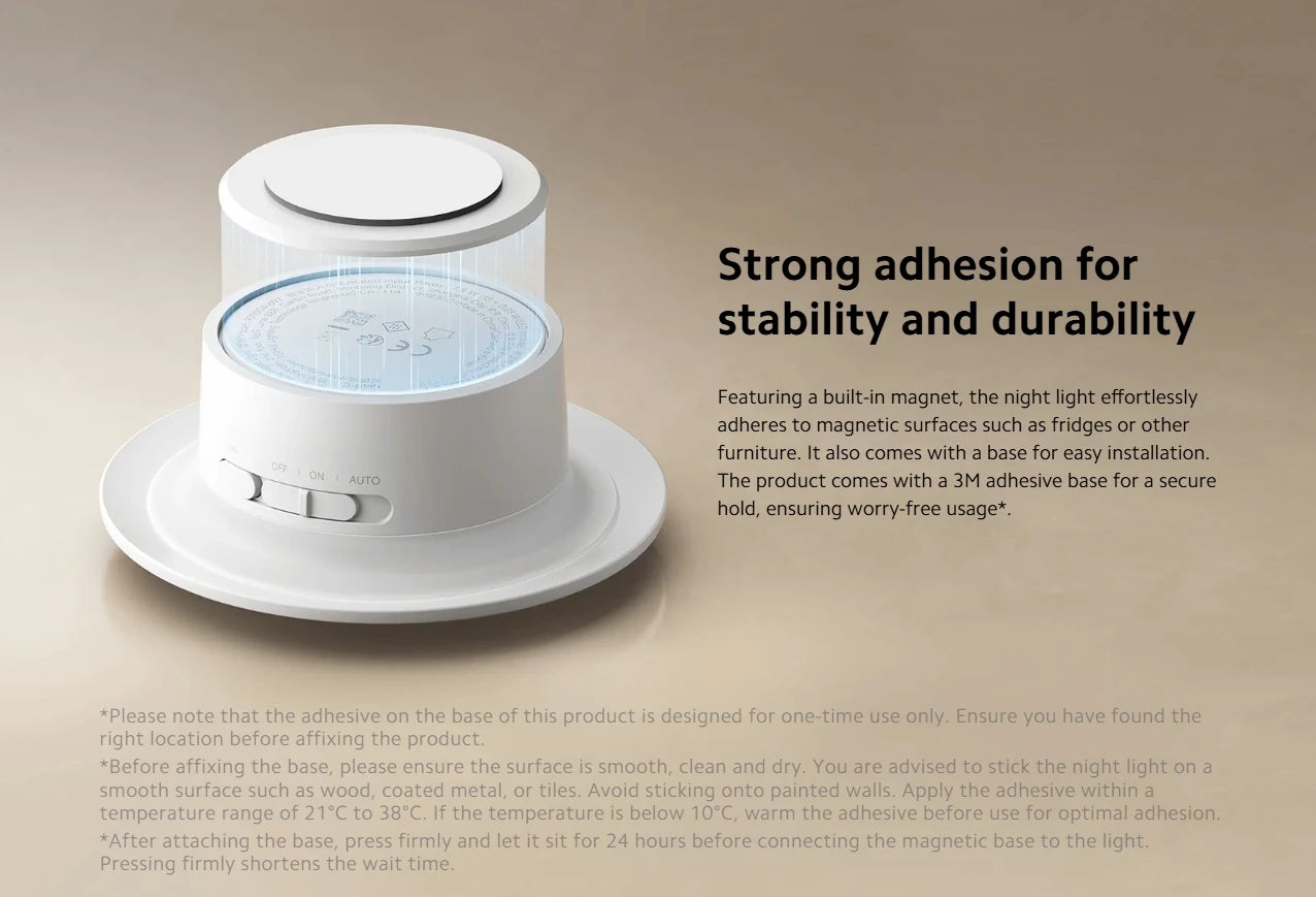 Original NEW MiJia Night Light 3 With Dual Sensors for Light And Motion, Supports Both Motion-Sensing and Always-on Modes