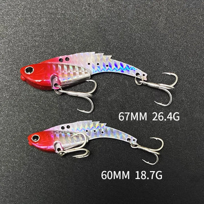 VIB submerged long throw lure for lure fishing, 60MM/67MM, Trembling swim tip 18.7G/26.4GB, VIB false bait fishing lure