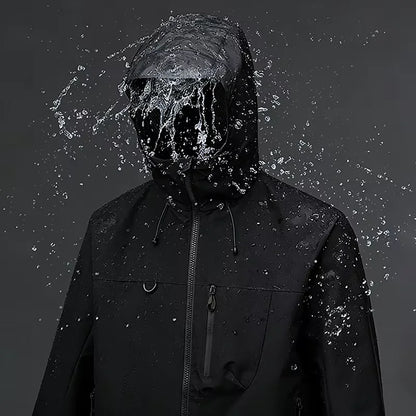 Unisex Softshell Hoodie – Vattentät Vindjämpa för Friluftsliv, Vandring & Klättring, 4 Färger