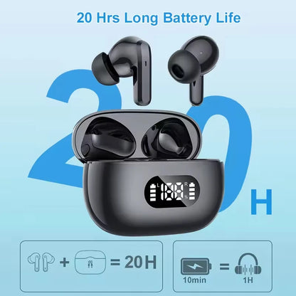 Stereo TWS Wireless Earbuds BT 5.4 Earphones In-ear HiFi Headphones LED Power Display Touch Control Sports Headset For All Smart