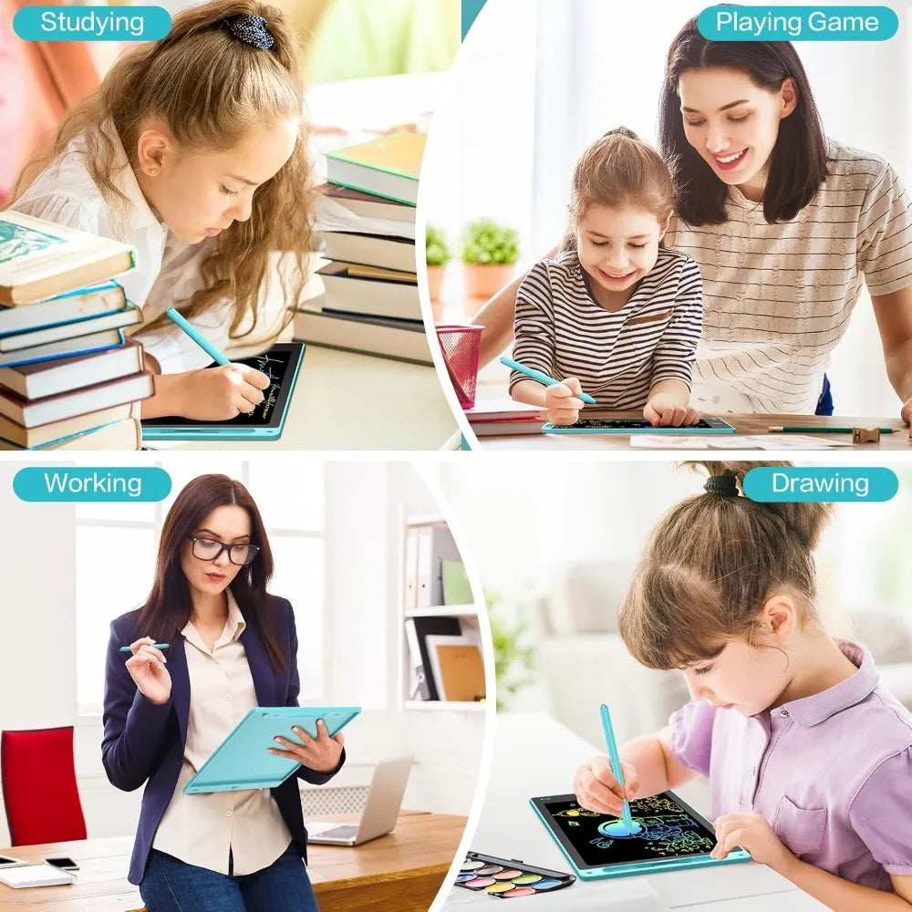 16/12/10/8.5/8.2/6.5/4.5inch LCD graphic tablet,color drawing tablet,3 4 5 6 7 8years kids birthday gifts/Christmas/travel toys