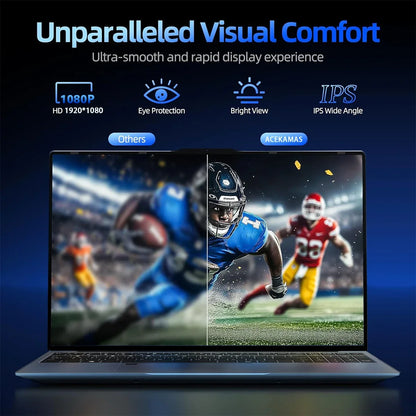 15.6“ Gaming Laptop Intel Core i9-10980HK Windows 11 Pro 32GB RAM 2TB SSD Ultra Slim Notebook FHD Fingerprint Unlock Office PC