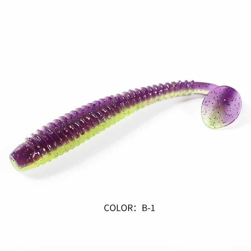 Supercontinent Impact Ring Shad Fishing Lure Soft 63mm 80mm 97mm Plastics Baits Swimbait Jigging Lure Artificial Baits