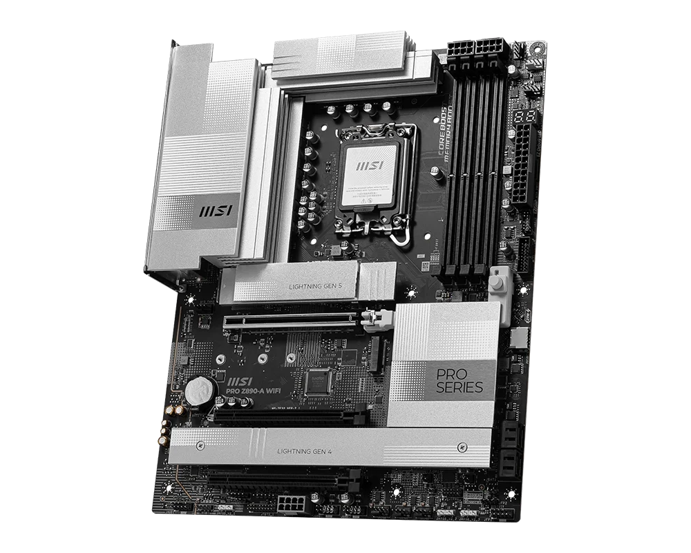 MSI PRO Z890-A WIFI LGA 1851 Motherboard INTEL Z890 CPU Support Core Ultra 9 285K 7 265K 5 245K 9 285T Ram DDR5 256GB M.2 ATX