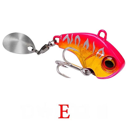 Fishing Lures Wobble Rotating Metal Vib Vibration Bait Winter Fishing 6g 15g 28g Artificial Hard Baits Spinner Spoon Lure