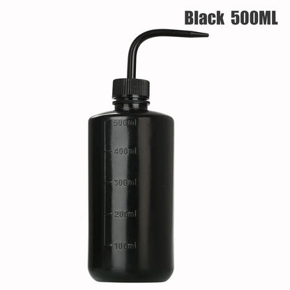 500/250ml Tattoo Wash Bottle 5 Colors Rinse Spray Bottle Economical Plastic Squeeze Clean Bottles for Medical Labs Tattoo Supply