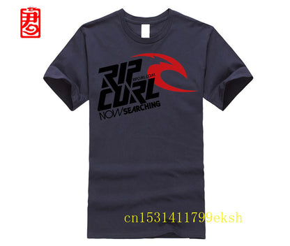 rip shirt curl skateboard skateboard 80s T Shirt Men's O Neck Short SLeeve Sleeve Clothes