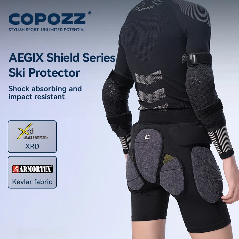COPOZZ Unisex Skyddsshorts för Sport