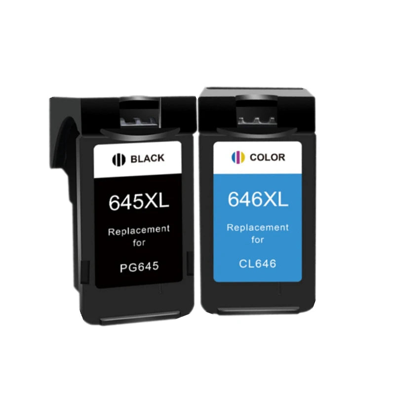 PG645 CL646 XL Bleckpatron Ersättning för Canon PG-645 CL-646