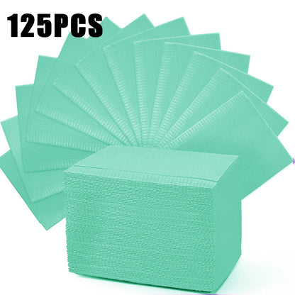 250/125/10pcs Tattoo Clean Pad Disposable Colorful Dental Bibs Tattoo Table Covers Cleaning Wipes Napkin Tattoo Accessories