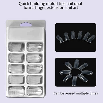 Poly Gel Extension Tool Set Professional Gel Nail Polish Kit With UV LED Nail Lamp Dryer And Electric Nail Drill Machine