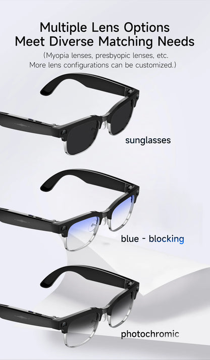2026 New 4K HD 800W Camera Smart AI Glasses Video Photo Recognition AI Translation Chat GPT Hands-Free Calling Smart Sunglasses
