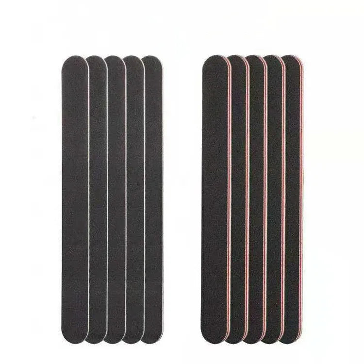 10Pcs Nail Files Sanding 100/180 Round Grit Buffer Block Pedicure  Manicure Buffing Polish Beauty Tools Professional Nail Files