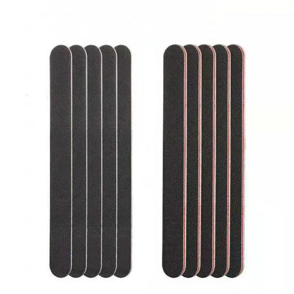 10Pcs Nail Files Sanding 100/180 Round Grit Buffer Block Pedicure  Manicure Buffing Polish Beauty Tools Professional Nail Files