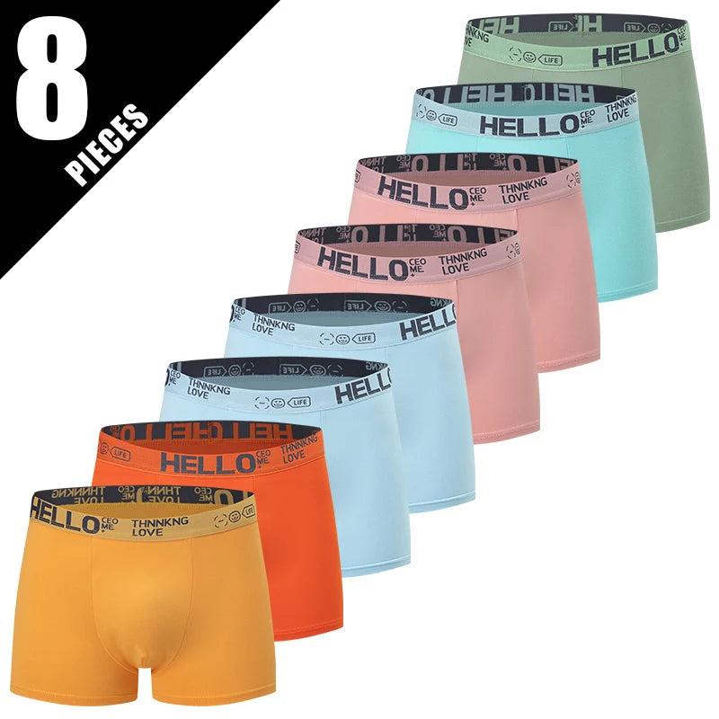 Herr Boxershorts 5/10-pack Svart Guldtryck – Bekäma Plus Size Sport & Strand, S–XXXL