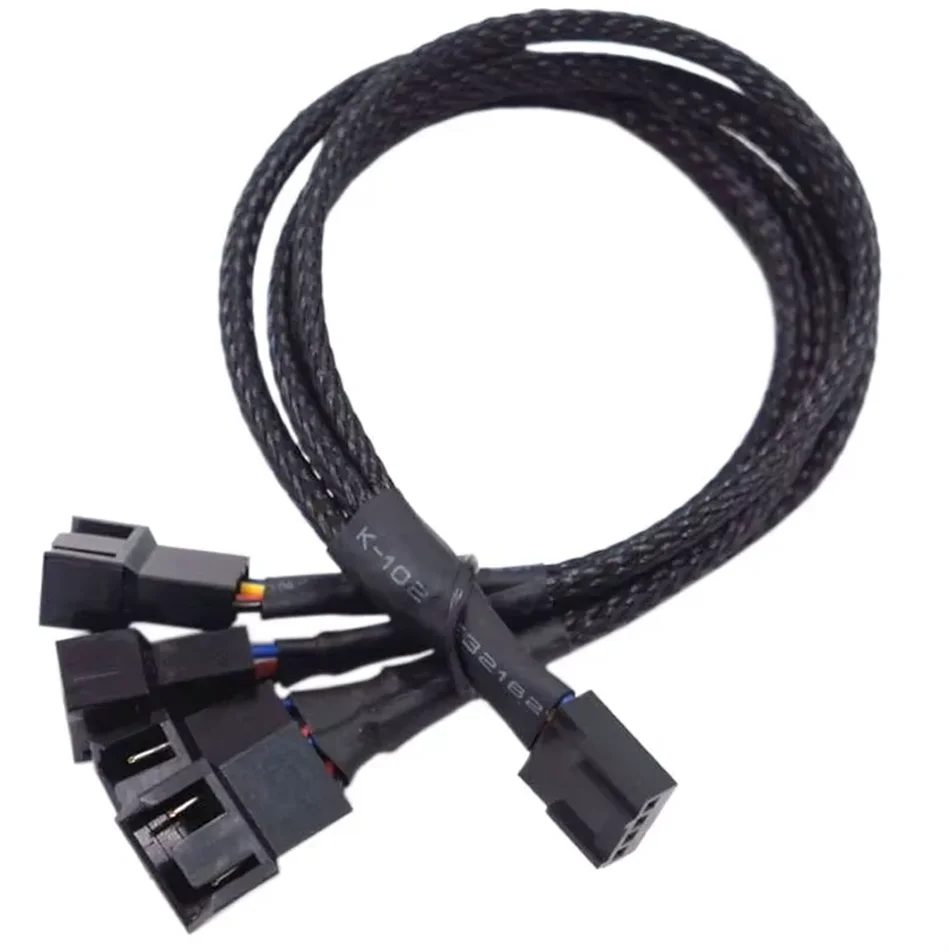 4-pin PWM-fläktkabel och splitter – 1 till 1, 2, 3 eller 4