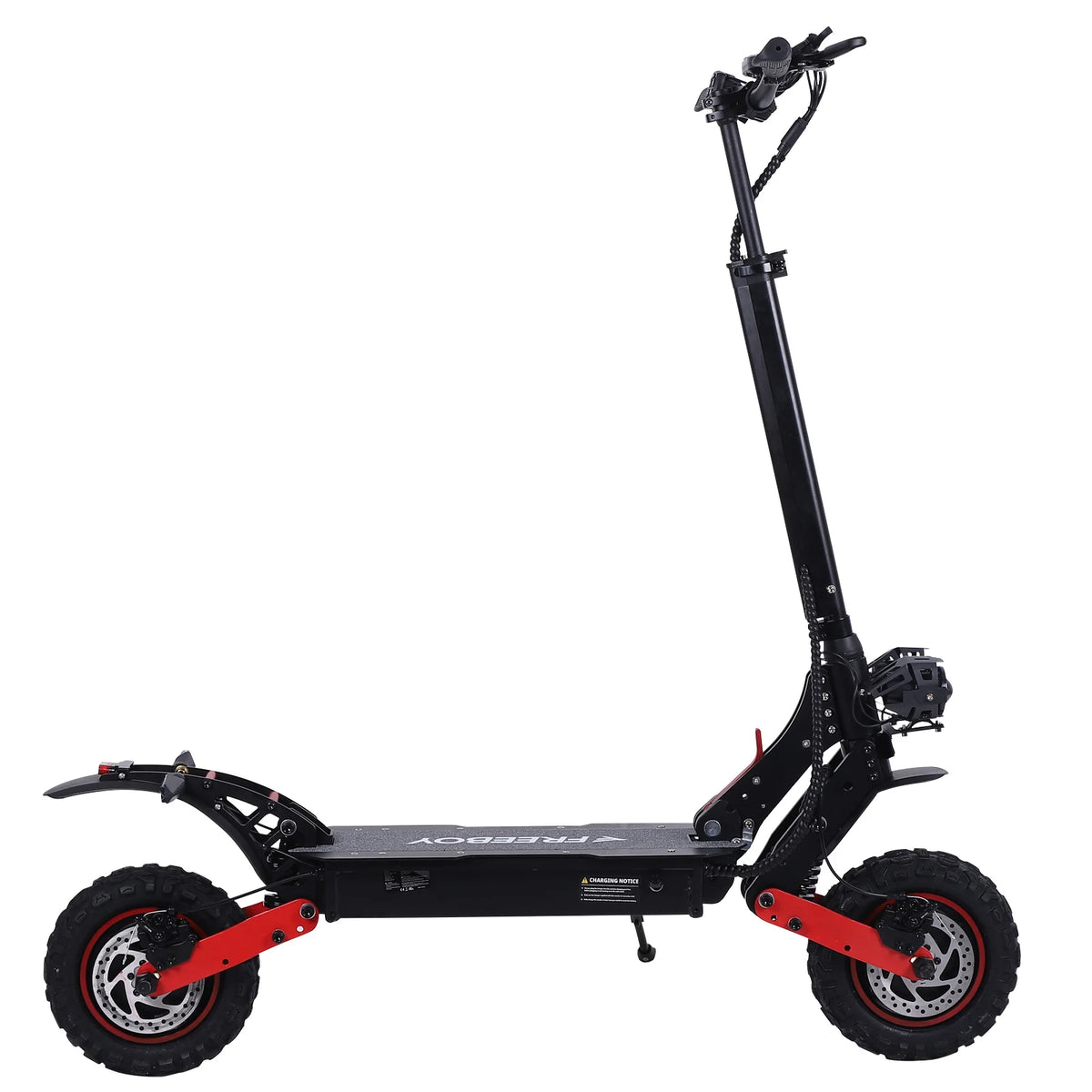 H6 hopfällbar elscooter med 11-tums luftdäck och dubbla skivbromsar